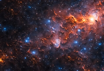 nebula in space - obrazy, fototapety, plakaty