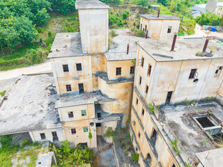 Fototapeta na wymiar Yuanmen Castle Summer Ruins Hotel View in Baisha County, Hainan, China