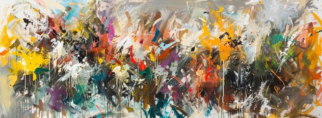 Chromatic abstraction expressive background