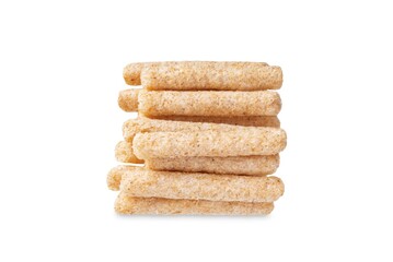 Rye stick chips on a white isolated background - 775330529