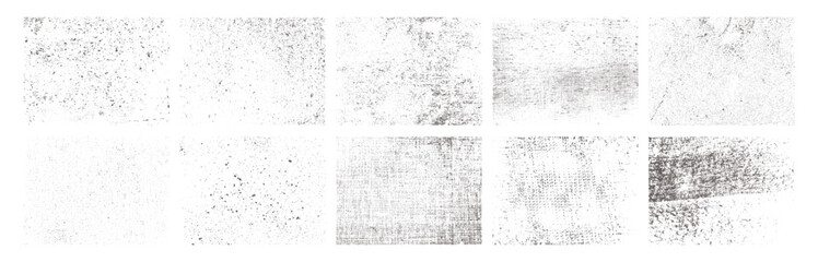 Overlays stamp texture with effect grunge, concrete, spray effect and drop ink splashes. Grunge pattern on transparent background