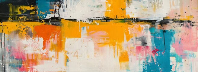 Colorful abstract background in expressionism