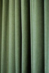 Fototapeta premium Green Curtains