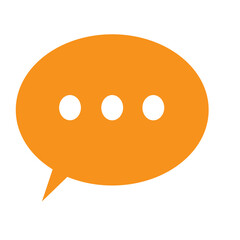 Chat icon with mustard yellow color png