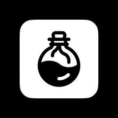 Editable magic potion, mana vector icon. Video game, game elements, RPG. Part of a big icon set family. Perfect for web and app interfaces, presentations, infographics, etc