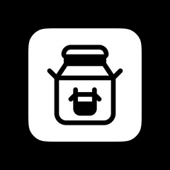 Editable milk can vector icon. Diary, farm, drink, beverage. Part of a big icon set family. Perfect for web and app interfaces, presentations, infographics, etc