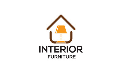 nterior room, furniture gallery logo design