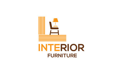 interior room, furniture gallery logo design