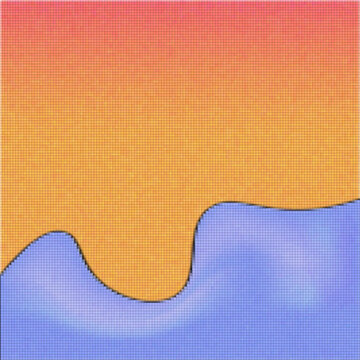 abstract ocean patchwork background