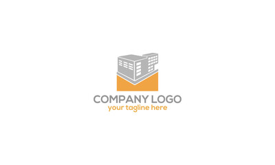 Building logo, construction working industry concept.