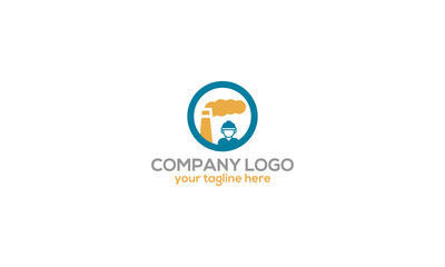 Building logo, construction working industry concept.