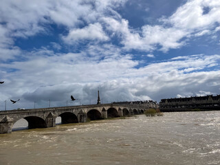 Fototapeta na wymiar Pont de Blois Jacques Gabriel