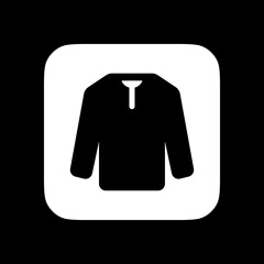 Editable long sleeve t-shirt vector icon. Clothing, fashion, apparel. Part of a big icon set family. Perfect for web and app interfaces, presentations, infographics, etc