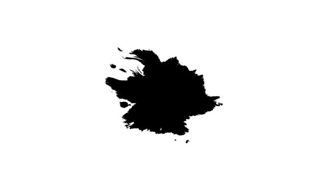 black ink liquid splash background