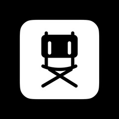 Editable outdoor, foldable, camping chair vector icon. Part of a big icon set family. Perfect for web and app interfaces, presentations, infographics, etc