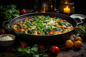 One-pot magic! Cook orzo with white beans, spinach, sun-dried tomatoes, and add lemony freshness. Sprinkle feta on top. Easy cooking, lots of flavors! 