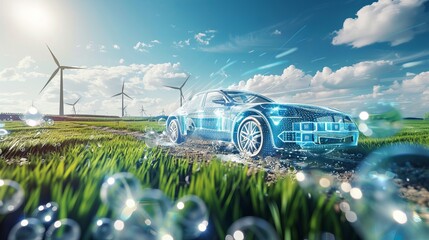  the development of clean energy technologies, such as hydrogen fuel cells. 