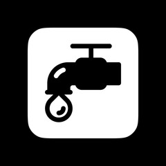 Editable tap water, faucet vector icon. Property, real estate, construction, mortgage, interiors. Part of a big icon set family. Perfect for web and app interfaces, presentations, infographics, etc