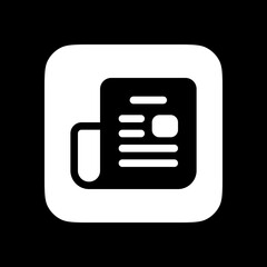 Editable newspaper, newsletter vector icon. Part of a big icon set family. Perfect for web and app interfaces, presentations, infographics, etc