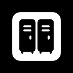 Editable locker, changing room vector icon. Part of a big icon set family. Perfect for web and app interfaces, presentations, infographics, etc