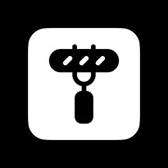 Editable barbecue vector icon. Part of a big icon set family. Perfect for web and app interfaces, presentations, infographics, etc