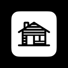 Editable cabin vector icon. Part of a big icon set family. Perfect for web and app interfaces, presentations, infographics, etc