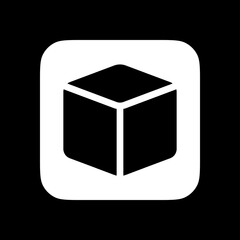 Editable cube vector icon. Part of a big icon set family. Perfect for web and app interfaces, presentations, infographics, etc
