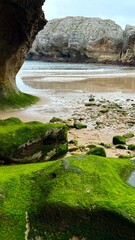 Playa virgen asturiana