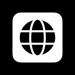 Editable vector globe internet connection icon. Part of a big icon set family. Perfect for web and app interfaces, presentations, infographics, etc