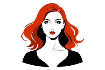 Graceful Silhouette Young Beauty with Luscious Ginger Locks