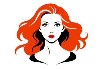 Graceful Silhouette Young Beauty with Luscious Ginger Locks