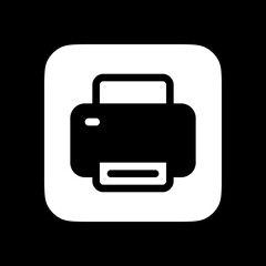 Editable vector print printer icon. Part of a big icon set family. Perfect for web and app interfaces, presentations, infographics, etc