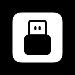 Editable vector usb plug icon. Part of a big icon set family. Perfect for web and app interfaces, presentations, infographics, etc