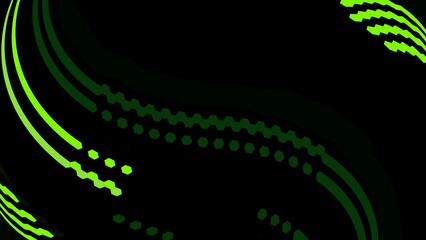 Blank black background with slight variations in curved lines in the corners
