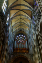 Plafond de la cathédrale de Clermont-Ferrand en Auvergne