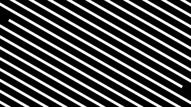 Transition mask, oblique, diagonal rectangles, bars, stripes animation