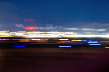 Abstract blurry background with pattern from colorful traces