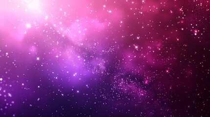 Fototapeta na wymiar Purple and pink vector layout with space stars on blurred abstract background: smart design for business ads