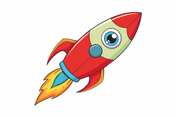 rocket vector illustration