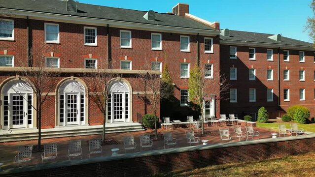 Colorful Aerial View of Apartments at Guilford College