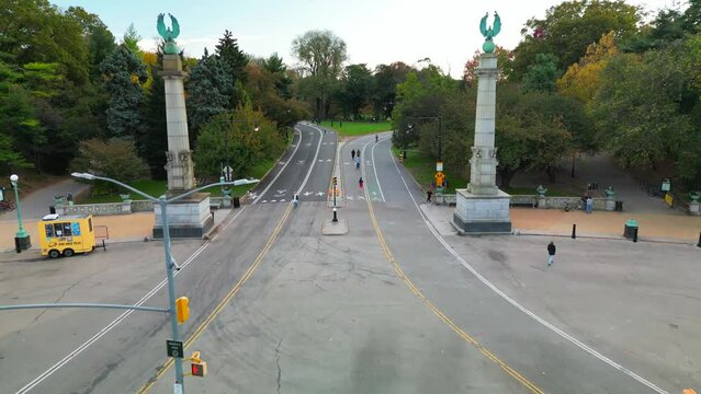 Aerial View of Prospect Park Entrance - Pt. 1