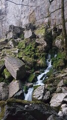 Reculée et cascade de la Frasnée