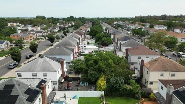 Birds Eye of Backyard on 102nd and 103rd Street in Canarsie Brooklyn