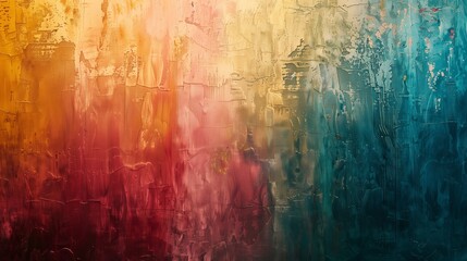 multicolor mishmash helter-skelter paint chaotic background on a wall	