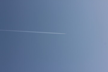 airplane in the sky