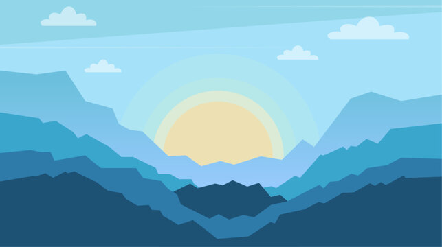 mountain-background-sunrise-landscape