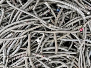 Stainless steel for recycling close up - 775390919