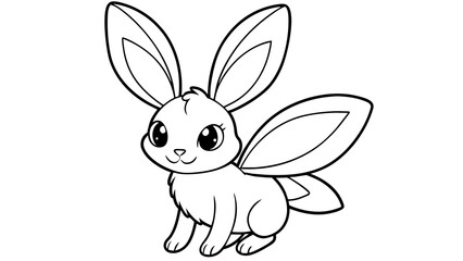 Enchanting Fairy Bunny Discover the Magic of Cute Wings