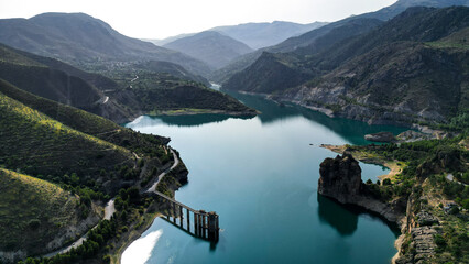 Reservoir In Sierra Nevada, Spain