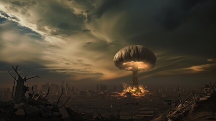 nuclear mushroom destroys Russia ::3 radioactive ::3 --no text, titles --ar 16:9 --quality 0.5 --stylize 0 Job ID: 42cc9301-f901-4817-8d05-cf4536465083
